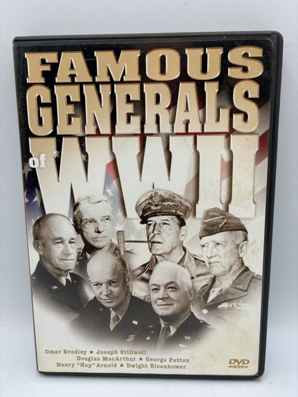 Famous Generals Of WWII Black & White Documentary Timeless Media Group DVD